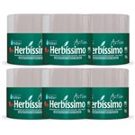 Kit Desodorante Creme Antitranspirante Action Herbissimo 55G com 6 Unidades - Herbíssimo