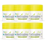 Ficha técnica e caractérísticas do produto Kit Desodorante Creme Antitranspirante Fresh Herbissimo 55G com 6 unidades