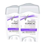 Ficha técnica e caractérísticas do produto Kit 2 Desodorante Creme Rexona Clinical Clean Extra Dry Feminino 48g