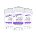 Ficha técnica e caractérísticas do produto Kit 3 Desodorante Creme Rexona Clinical Clean Extra Dry Feminino