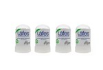 KIT Desodorante Crystal Rock Lafes 63g Vegano C/ 4 Unid - Lafe'S