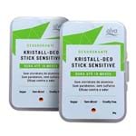 Ficha técnica e caractérísticas do produto Kit 2 Desodorante de Pedra Natural Stick Kristall Sensitive 90g – Alva