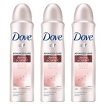 Ficha técnica e caractérísticas do produto Kit Desodorante Dove Aerosol - Feminino Dermo Aclarant - 100g