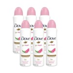Ficha técnica e caractérísticas do produto Kit Desodorante Dove Go Fresh Roma e Verbena 150ml 6 Uni