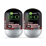 Ficha técnica e caractérísticas do produto Kit Desodorante Garnier Bí-O Intensive Toque Seco Roll On - 2 X 50ml