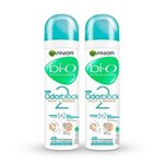 Ficha técnica e caractérísticas do produto Kit Desodorante Garnier Bí-O OdorBlock2 Feminino Aerosol