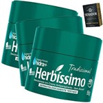 Ficha técnica e caractérísticas do produto Kit 3 Desodorante Herbíssimo Creme 55G