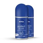 Ficha técnica e caractérísticas do produto Kit Desodorante Nivea Protect Care Roll On