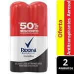 Ficha técnica e caractérísticas do produto Desodorante Antitranspirante REXONA Invisible Preço Especial 2x150ml