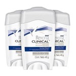 Ficha técnica e caractérísticas do produto Kit Desodorante Rexona Clinical Men Stick 48g Leve 3 Pague 2