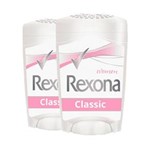 Ficha técnica e caractérísticas do produto Kit 2 Desodorante Creme Rexona Clinical Feminino Classic 48g