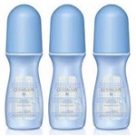 Ficha técnica e caractérísticas do produto Kit 3 Desodorante Rollon Giovanna Baby Blue 50 Ml