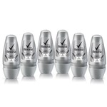 Ficha técnica e caractérísticas do produto Kit Desodorante Rollon Rexona Men Sem Perfume 50ml 6 Unidades