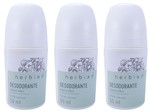 Ficha técnica e caractérísticas do produto Kit 3 Desodorante Sem Aluminio Vegano Lippia Herbia 50ml