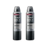Ficha técnica e caractérísticas do produto Kit 2 Desodorantes Aerossol Antitranspirante Dove Men Antibacteriano 150ml