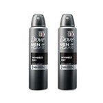 Ficha técnica e caractérísticas do produto Kit 2 Desodorantes Aerossol Antitranspirante Dove Men Invisible Dry 150ml