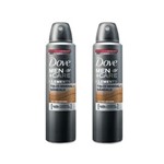 Ficha técnica e caractérísticas do produto Kit 2 Desodorantes Aerossol Antitranspirante Dove Men Talco Mineral 150ml