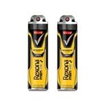 Ficha técnica e caractérísticas do produto Kit 2 Desodorantes Aerossol Antitranspirante Rexona V8 150ml - 50% Off 2ªun