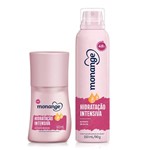 Ficha técnica e caractérísticas do produto Kit Desodorantes Monange Hidratação Intensiva Aerossol 150ml e Roll-on 60ml