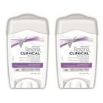 Ficha técnica e caractérísticas do produto Kit Desodorantes Rexona Clinical Stick Women Extra Dry C/2 (50% Desconto na 2 Unidade)