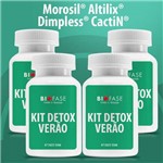 Ficha técnica e caractérísticas do produto Kit Detox Verão - Morosil® CactiN® Altilix® Dimpless® - com Selos de Autenticidade