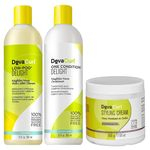 Ficha técnica e caractérísticas do produto Kit Deva Curl Delight Low Poo, One Condition - 355ml + Styling Cream - 500g