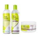 Ficha técnica e caractérísticas do produto Kit Deva Shampoo No-Poo +Angéll Gel Finalizador Condicionante +Styling Cream Creme para Cachos