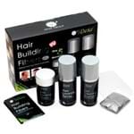 Ficha técnica e caractérísticas do produto Kit Dexe Hair Fibers Completo (3 Produtos) Castanho Escuro
