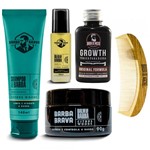 Ficha técnica e caractérísticas do produto Kit do Homem Barbado Balm Tônico Shampoo Balm Barba Brava