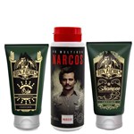 Ficha técnica e caractérísticas do produto Kit Don Alcides: Shampoo e Balm Calico Jack + Talco Multiuso Narcos