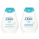 Ficha técnica e caractérísticas do produto Kit Dove Baby Hidratação Enriquecida Shampoo 200ml + Condicionador 200ml