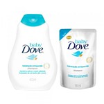Ficha técnica e caractérísticas do produto Kit Dove Baby Hidratação Enriquecida Shampoo 400ml + Refil 180ml