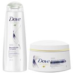 Ficha técnica e caractérísticas do produto Kit Dove Reconstrução Completa Shampoo 400ml + Creme de Tratamento 350g