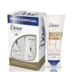 Ficha técnica e caractérísticas do produto Kit Dove Recuperação Extrema Shampoo 400ml + Condicionador 200ml + Condicionador Fator de Nutrição 50 Nutritivo 170ml