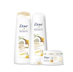 Ficha técnica e caractérísticas do produto Kit Dove Ritual de Reparação Creme de Tratamento 350g + Shampoo 200ml + Condicionador 200ml