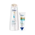Ficha técnica e caractérísticas do produto Kit Dove Shampoo Hidratação Intensa 400ml + Super Condicionador Nutrição 40 170ml C/ 25% de Desconto