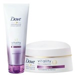 Ficha técnica e caractérísticas do produto Kit Dove Vitality Rejuvenated Shampoo 200ml + Creme de Tratamento Capilar 350g