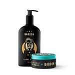 Kit Dupla Baboon - Shave Cream + Pomada Ultra Hold - Baboon