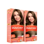 Ficha técnica e caractérísticas do produto Kit DutyColor 6.1 Louro Escuro Acinzentado Duo - Coloração Permanente (2 Unidades)