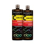 Ficha técnica e caractérísticas do produto Kit Eico Life Shampoo + Condicionador Cura Fios 1000ml