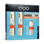 Ficha técnica e caractérísticas do produto Kit Eico Plástica dos Fios Shampoo + Condicionador + Máscara - 280ml + 280ml + 240g