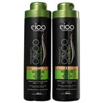 Kit Shampoo e Condicionador Óleo de Coco 800ml - Eico