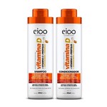 Ficha técnica e caractérísticas do produto Kit Eico Shampoo+condicionador 800ml Vitamina D
