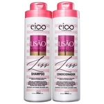 Ficha técnica e caractérísticas do produto Kit Eico Shampoo+Condicionador Lisão 800ml cada