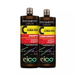 Ficha técnica e caractérísticas do produto Kit Eico Shampoo E Condicionador Cura Fios