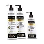 Ficha técnica e caractérísticas do produto Kit Eico Supreme Fios de Ouro Shampoo + Condicionador 280ml + Creme de Tratamento 200g