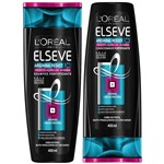 Ficha técnica e caractérísticas do produto Kit Elseve Arginina Resist X3 Restitução de Massa Shampoo 400ml + Condicionador 400ml - Loréal