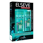Ficha técnica e caractérísticas do produto Kit Elseve Hydra Detox 48h Antioleosidade Shampoo 400ml + Condicionador 200ml