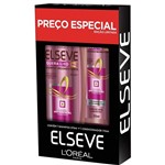 Ficha técnica e caractérísticas do produto Kit Elseve Quera Liso Shampoo 375ml + Condicionador 170ml