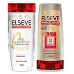 Ficha técnica e caractérísticas do produto Kit Elseve Reparação Total 5 Pré-Shampoo + Condicionador